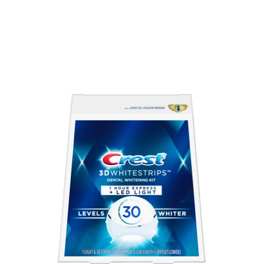  Crest 3D Whitestrips, Radiant Express with LED