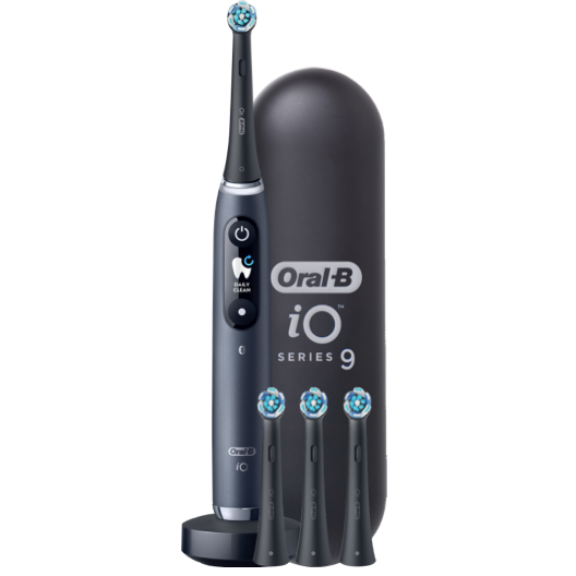 Oral-B - iO Series 9 Connected Rechargeable Electric Toothbrush - Onyx  Black